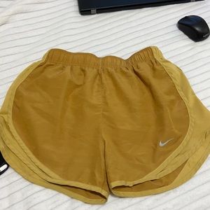 Nike yellow shorts